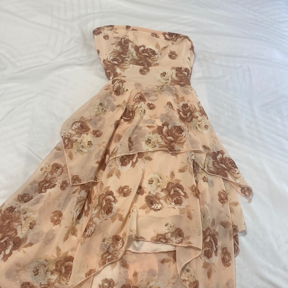 Pink flower dress